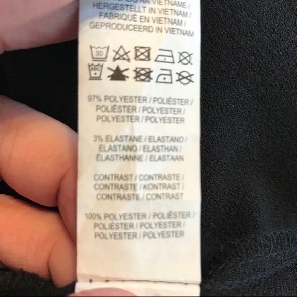 ATMOSPHERE Size 10 Black A-Line Style Crochet Dress Crewneck - Picture 7 of 7